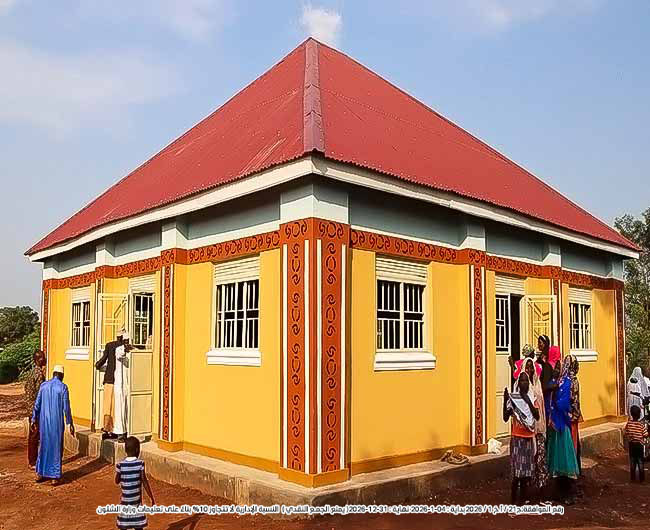 صورة مشروع بناء مسجد في أوغندا باسم / المرحومه بإذن الله مضاوي جدي العتيبي